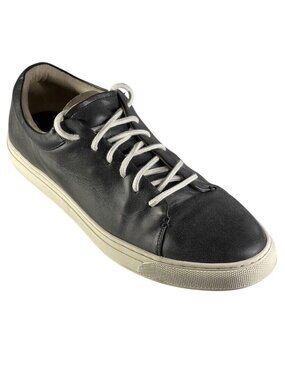 Seven 91 Mens Black Leather Sneakers Size 12